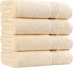 Superior Egyptian Cotton 4-Piece Bath Towel Set by SUPERIOR