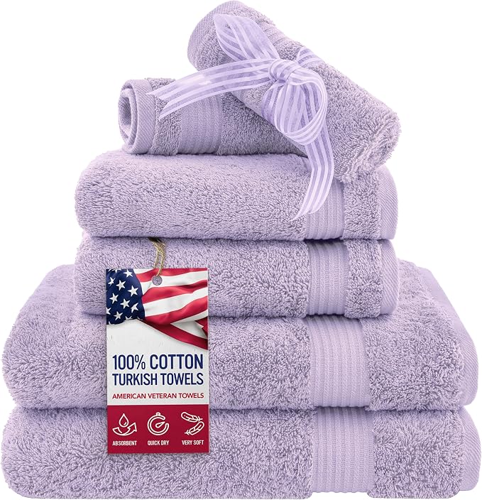 American Veteran Towel, 6 Piece Towel Set by AmericanVeteranTowel