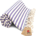Bazaar Anatolia Turkish Beach Towel – 100% Cotton, Quick Dry, Sand Free Decor by BazaarAnatolia