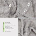 American Soft Linen 100% Cotton Hair Towels - Image 5