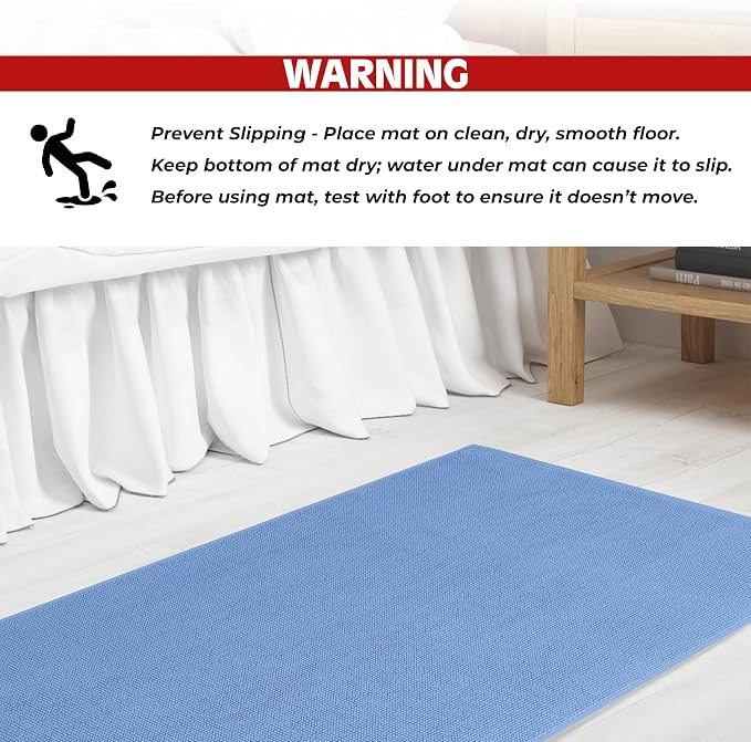 Cotton Paradise 100% Cotton Non Slip Bath Mats - Image 6