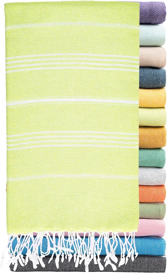 Ray Silver Turkish Beach Towel – 100% Cotton 40x71 Quick Dry Oversized Sand by RaySilver