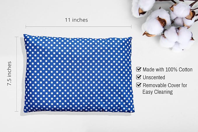 Microwavable Corn Filled Heating Pad and Cold Pack/Washable 100% Cotton Cover - Image 2