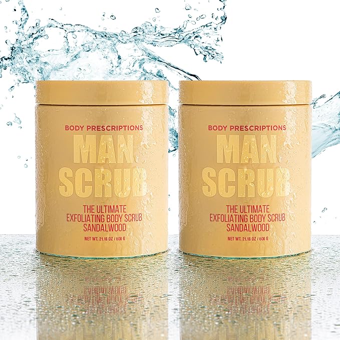 Body Prescriptions Men’s Exfoliating Body Scrub – Ultimate Skin Cleansing Wash - Image 4