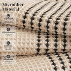 MICROFI New Microfiber Waffle Bath Towels, 2 Pieces, Fast Drying, Lint Free 430 - Image 2