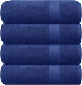 GLAMBURG Premium Cotton 4 Pack Bath Towel Set by GLAMBURG