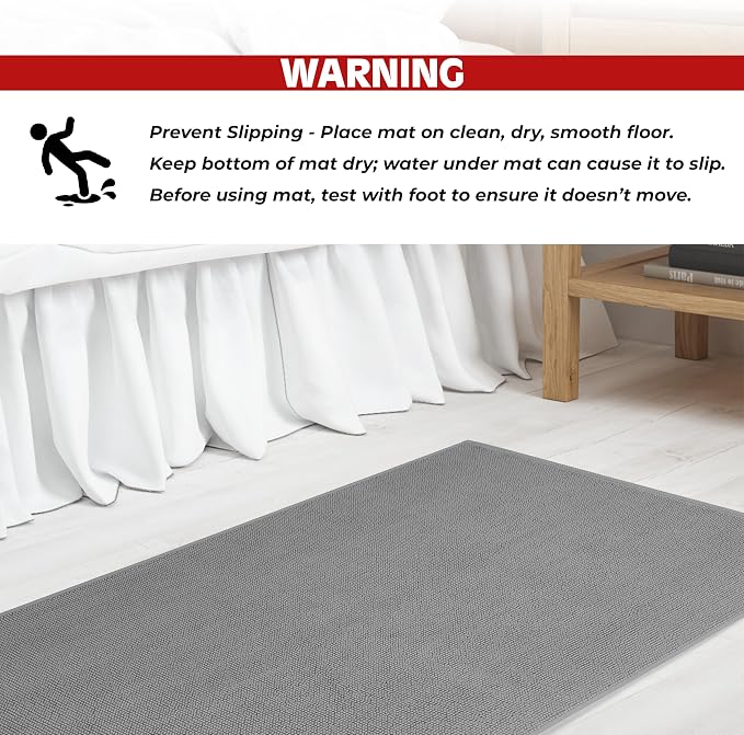 Cotton Paradise 100% Cotton Non Slip Bath Mats - Image 6