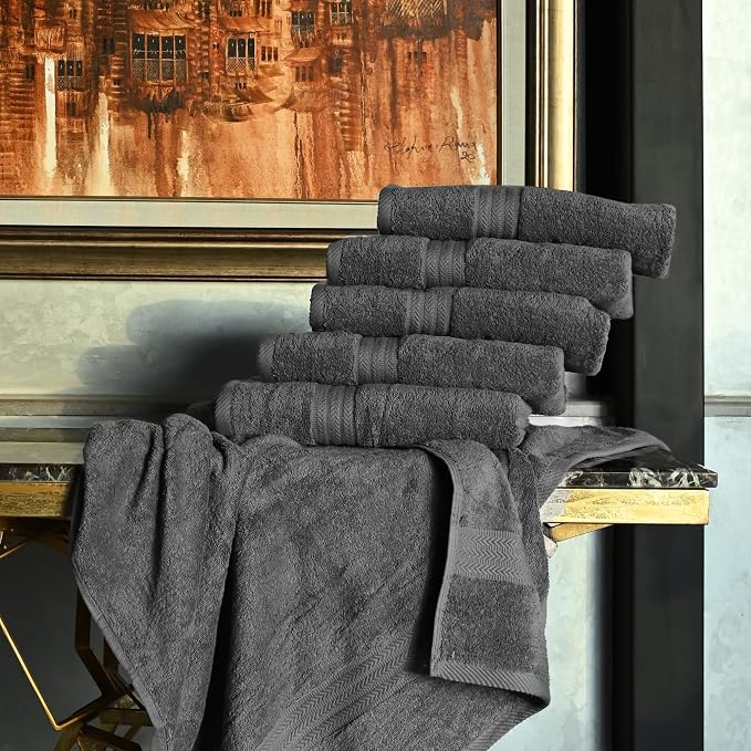 HERCULEAN Large Bath Towels 24 x 50 Pack of 6 | Quick Dry and Highly Absorbent - Image 6