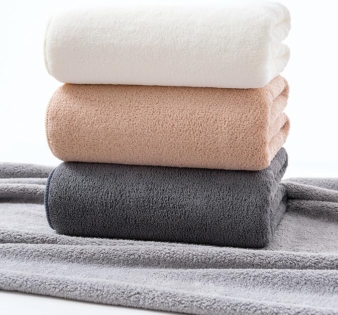 Lumimi Towels 6 Piece Soft Microfiber Bath Towel Set Salon Gym Yoga Travel - Image 8