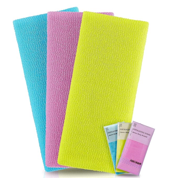 ARCH&M 12-Pack Premium Nylon Exfoliating Towel - Image 9