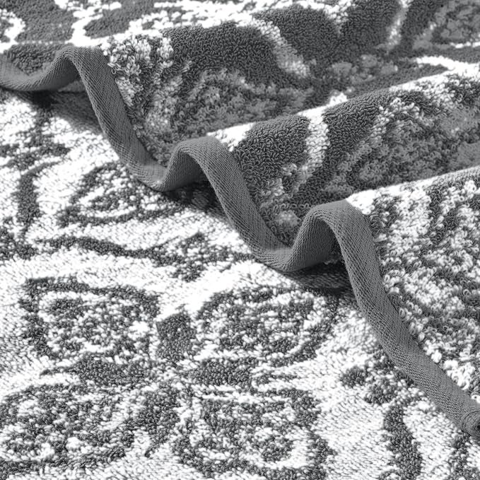 Modern Threads Amaris 6-Piece Reversible Yarn Dyed Jacquard Towel Set - Image 3