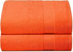 Belizzi Home Premium Cotton Oversized 2 Pack Bath Sheet 35x70-100% Pure Cotton by Unknown