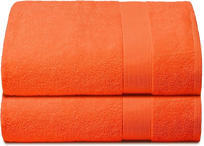 Belizzi Home Premium Cotton Oversized 2 Pack Bath Sheet 35x70-100% Pure Cotton by Unknown
