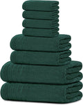 Tens Towels Pack of 8 Towels Set, 2 Extra Large Bath, 2 Hand, 4 Washcloths by TensTowels
