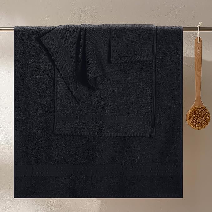 GLAMBURG Ultra Soft 8-Piece Towel Set - Image 3