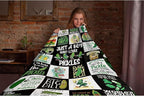 Pickle Flannel Fleece Blanket Throw Couch Microfiber Soft Cozy Lightweight - Image 5