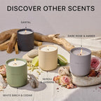 Earthenware Soy Candle in Santal Woods by Craft & Kin - Image 6