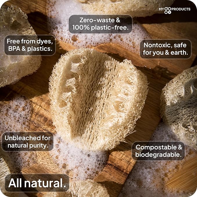 LoofaGO Natural Loofah Sponges - Image 2