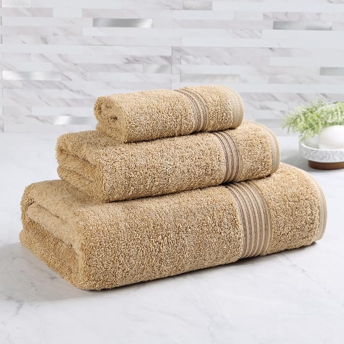 Superior Egyptian Cotton 3-Piece Towel Set, Basic Towels - Image 2