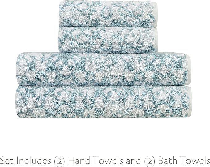 Jessica Simpson – Bath Towel 4 Piece Set, Premium Bathroom Décor, Includes 2 - Image 2