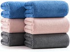 sakano 6-Piece Colorful Microfiber Bath Towel Set by Unknown