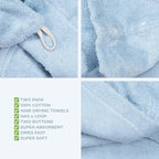 American Soft Linen 100% Cotton Hair Towels - Image 5