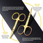 Utopia Care Eyebrow Scissors, Professional Stainless Steel Small Shears - Image 4