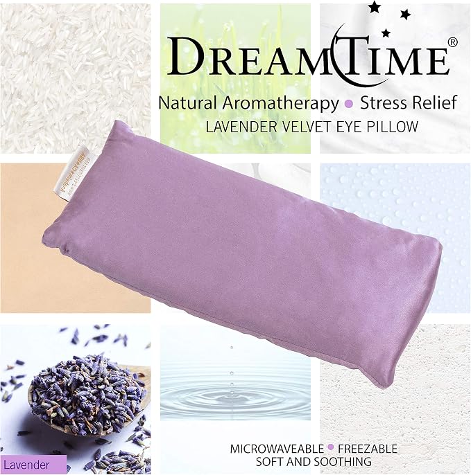 DreamTime Inner Peace Eye Pillow, Aromatherapy Lavender, Wellness and - Image 4