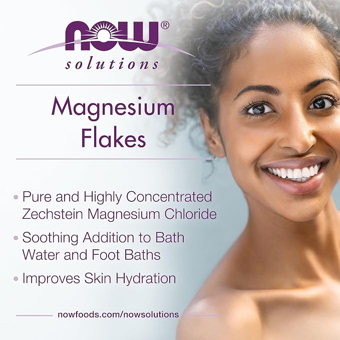 NOW Foods Solutions, Magnesium Flakes, 100% Pure, from the Ancient Zechstein - Image 4