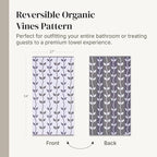 Modern Threads Natural Vine 6-Piece 100% Cotton Towel Set – Yarn Dyed Jacquard - Image 6