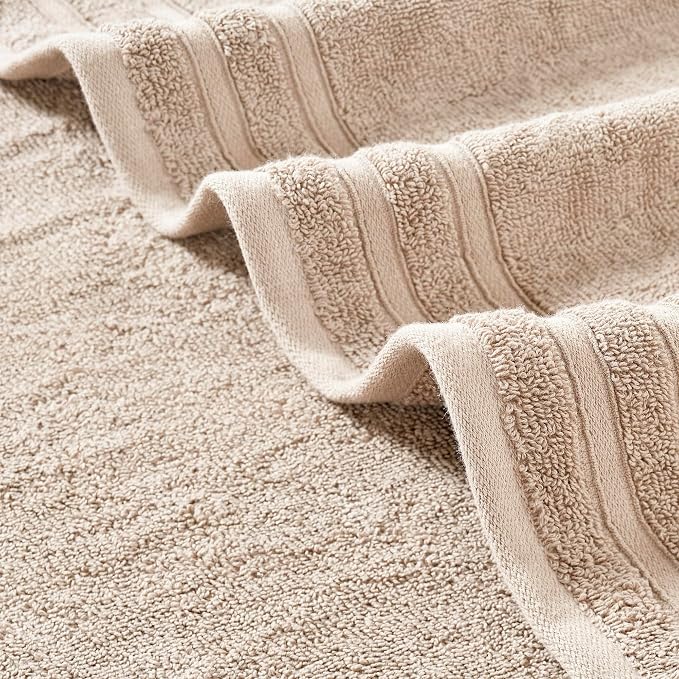 Modern Threads 6 Piece Cotton Bath Towel Set – Ultra Soft 550 GSM Towels – - Image 3