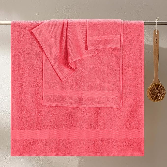 GLAMBURG Ultra Soft 8-Piece Towel Set - Image 3
