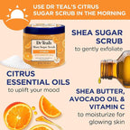 Dr Teal's Shea Sugar Body Scrub, Daytime/Nighttime - Image 3