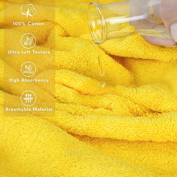 American Soft Linen 100% Cotton 600 GSM Turkish 40x80 Oversized Bath Towel Sheet - Image 4
