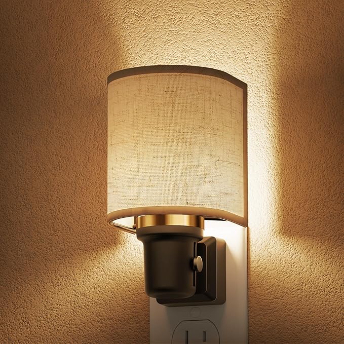 L LOHAS LED Night Lights Plug into Wall, Plug in Night Light Dimmable, by LLOHASLED