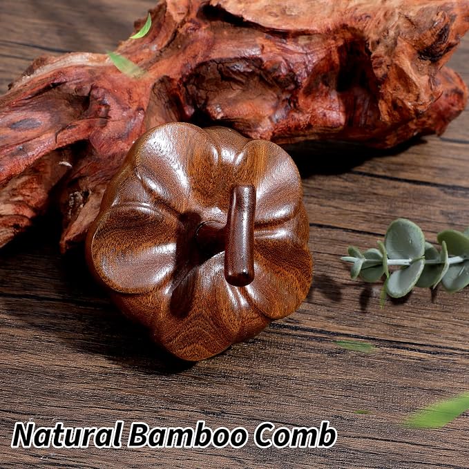 ElevateTech Wooden Scalp Massager Comb - Image 5