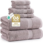 LANE LINEN 100% Ring Spun Cotton Bathroom Towel Set by LaneLinen