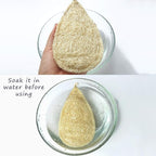 Natural Loofah Dish Sponge Pack 3 Vegetable Scrubber - Image 5