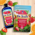 Dr Teal's Epsom Salt Magnesium Soak, Strawberry Serenade - Image 6