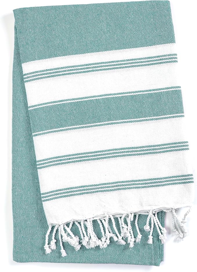 Goroly Home Cotton Turkish Peshtemal Beach Towel, Extra Large, Thin Quick Dry - Image 4