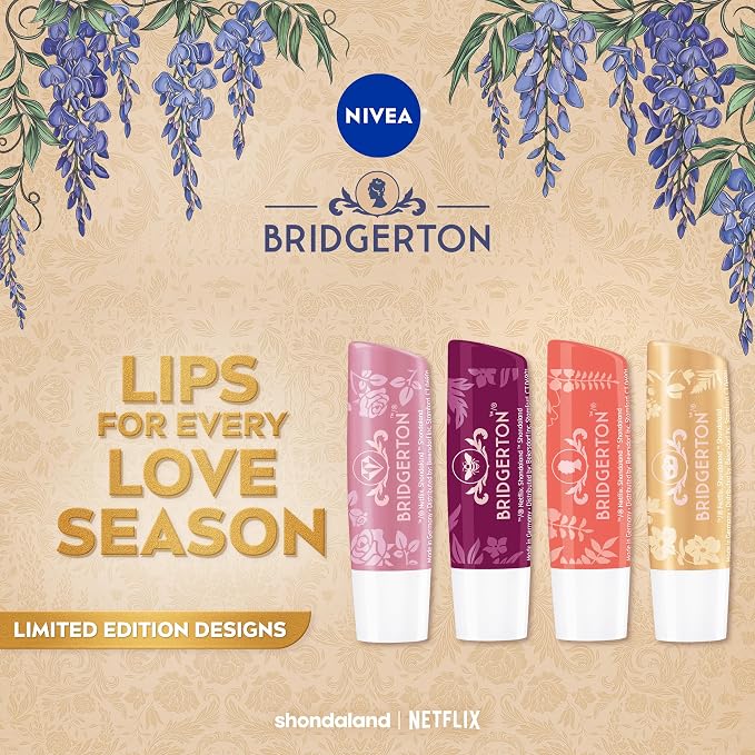NIVEA Lip Care, Bridgerton Limited Edition Moisturizing Lip Balms - Image 2