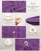 Textila 100% Cotton Hair Wrap Towels - Image 4