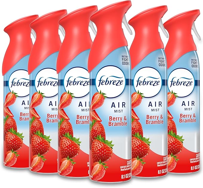 Febreze New & Improved Air Mist, Berry & Bramble Air Freshener, Home and by Febreze