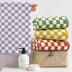 Jacquotha Hand Towels for Bathroom 4 Pack, Cotton Soft Absorbent for Face Spa - Image 2