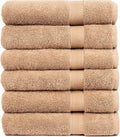 Pleasant Home Bath Towels Set of 6 100% Cotton, 515 GSM | Lightweight, Soft & by PH+Pleasant+Home