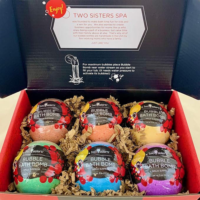 Ninja Kids Bath Bombs with Surprise Toy Inside - Image 6