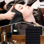GREEN LIFESTYLE Black Microfiber Bleach Safe Towel Bulk Sets, Premium Spa - Image 8