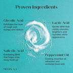 MEDIX 5.5 Glycolic Acid + Lactic Acid Exfoliating Body Wash Gel | KP Bump - Image 3