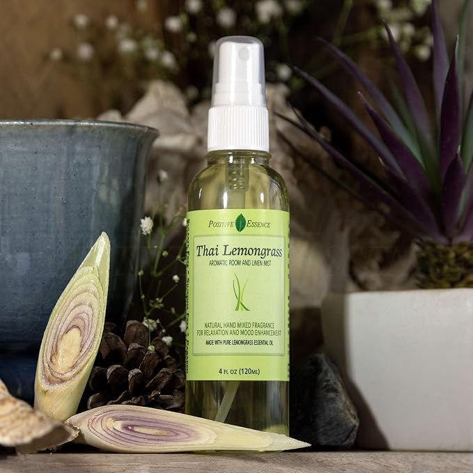 Thai Lemongrass Linen and Room Spray, Natural Air Freshener Made - Image 2