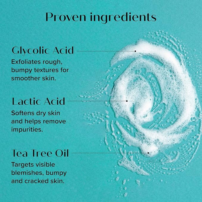 MEDIX Exfoliating Glycolic Acid Body Wash & Face Wash + Coconut Body Lotion - Image 4